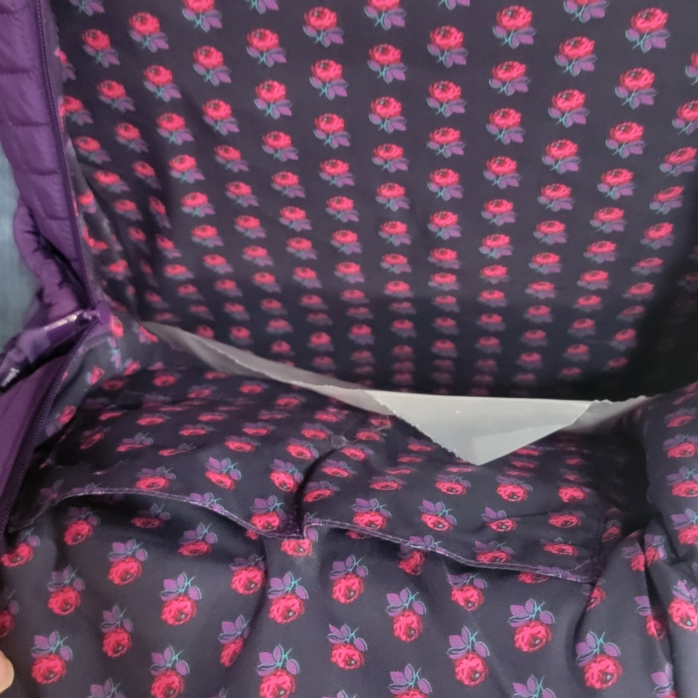 Vera Bradley Essential Large Backpack in Rich Purple - Picture 8 of 8